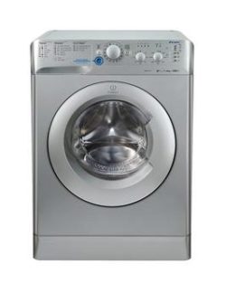 Indesit Innex Xwsc61252S 1200 Spin, 6Kg Load Washing Machine - Silver